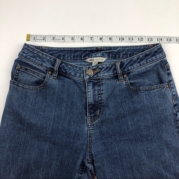 CAbi Jeans Size 6 Bootcut Meduim Wash - Picture 2 of 7